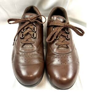 SAS 8.5 W Shoes Women Walking Free Time brown easy lace comfort usa